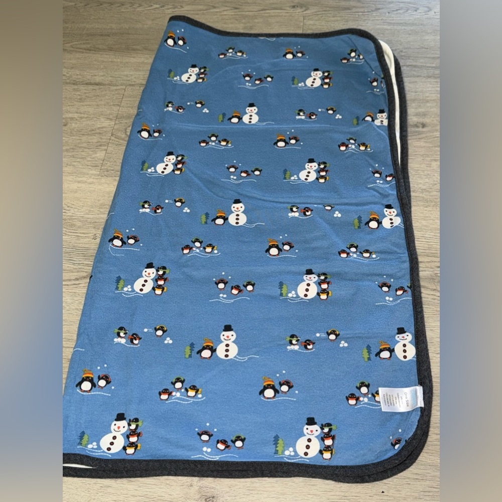 Gymboree Baby Blanket - Winter Penguin & Snowman - Picture 6 of 6